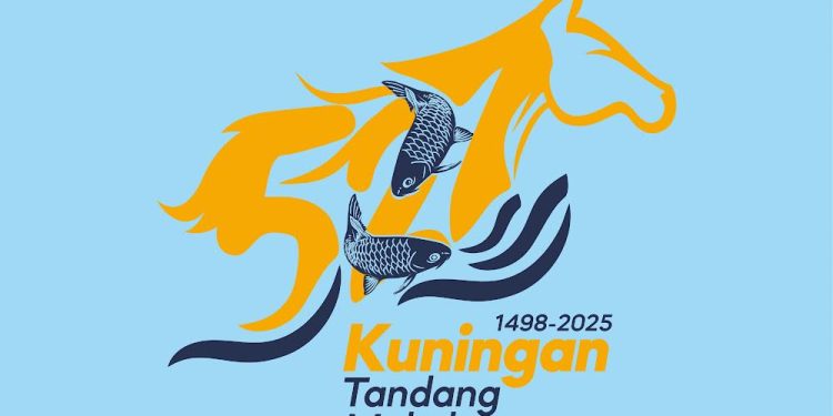 Logo dan Tagline Peringatan Hari Jadi ke 527 Kuningan dan HUT RI ke 80